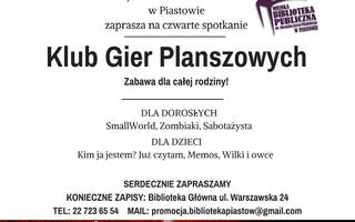 Klub Gier Planszowych - 4. spotkanie