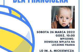 Charytatywny turniej siatkówki dla Franciszka