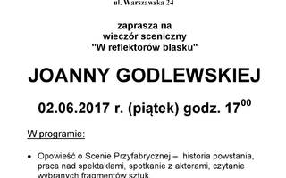 Wieczór z Joanną Godlewską