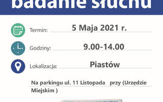 Bezpłatne badanie słuchu - 5 maja